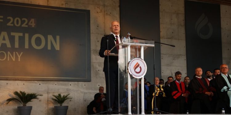 Töre, UKÜ Mezuniyet Töreni’ne katıldı