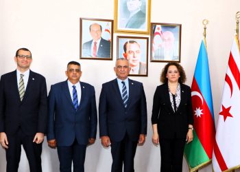 Çavuşoğlu, Azerbaycan ziyareti kapsamında KKTC Bakü Temsilciliği’ni ziyaret etti