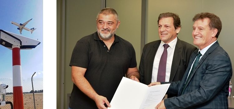 Ercan’a meteorolojik hava gözlem sistemi kuruldu..