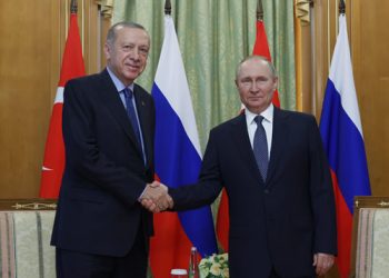 TC Cumhurbaşkanı Erdoğan, Rusya Devlet Başkanı Putin ile görüştü