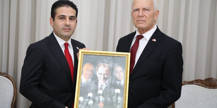 Töre, Budapeşte temsilciliğine atanan Çağrı Kalfaoğlu’nu kabul etti