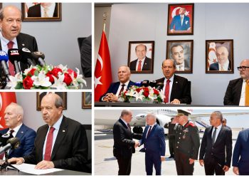 Cumhurbaşkanı Tatar, TDT Zirvesi için gittiği Azerbaycan’dan ülkeye döndü:”Zirveye katılmaktan mutluluk duyuyorum,  KKTC’yi temsil etmenin onurunu yaşıyorum”