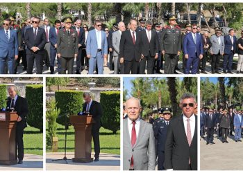 “15 Temmuz Demokrasi ve Milli Birlik Günü” nedeniyle Boğaz Şehitliği’nde tören düzenlendi