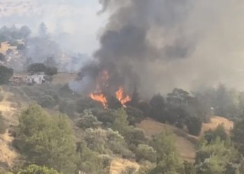 Ağıllar bölgesinde yangın