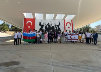 Azerbaycan Zafer Şehit Aileleri Derneği heyeti KKTC’de