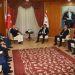 Üstel, 20 Temmuz Kıbrıs Zaferi Kutlama Dayanışma ve Kültür Derneği heyetini kabul etti