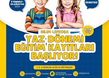 6-14 yaş öğrencilere yönelik Bilim Lefkoşa Yaz Eğitimleri Başlıyor