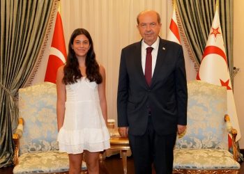 Cumhurbaşkanı Tatar, Latin Dans sporcusu Sermaye’yi kabul etti