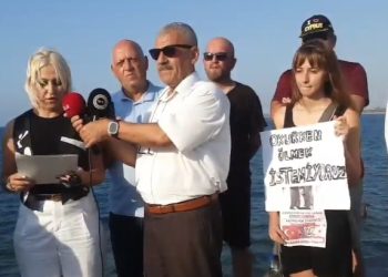 Lefke Sivil Toplum Örgütleri Platformu Gemikonağı’nda eylem düzenledi