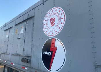 Türkiye’den 2 adet 25’er MegaWatt’lık gaz tribünü Teknecik’e ulaştı