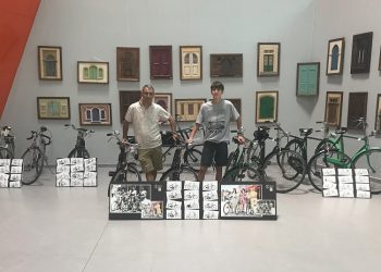 “Kıbrıs’ın Klasik Bisikletleri” sergisi Ercan Havalimanı’nda açıldı