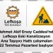 Dereboyu’nda kanalizasyon çalışması 22 Temmuz’da başlıyor