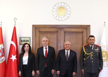 Türkiye Milli Savunma Bakanı Güler, KKTC’nin Ankara Büyükelçisi Korukoğlu’nu kabul etti