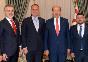 Cumhurbaşkanı Tatar, Yeniden Refah Partisi Başkanı Erbakan ve beraberindeki heyeti kabul etti:“Kıbrıs Barış Harekâtı ile Kıbrıs Türkü yeniden hayata döndü”