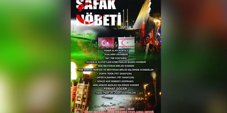 Barış Harekatı’nın 50. yıl dönümünde ‘Şafak Nöbeti’ tutulacak