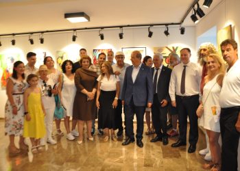 3. Uluslararası Güzelyurt Sanat Buluşması Sergisi açıldı