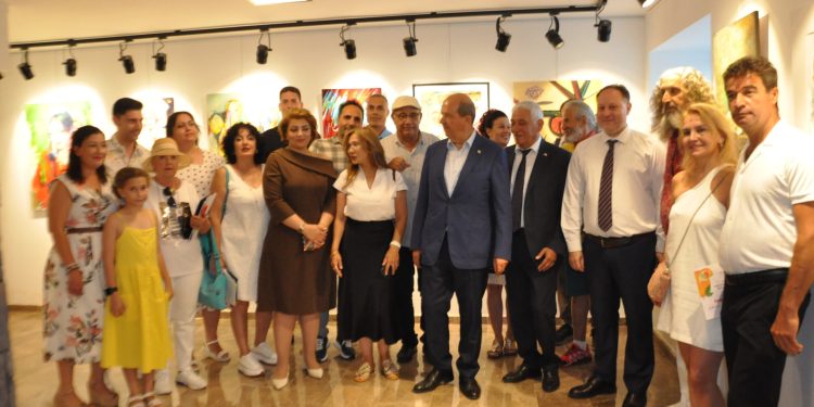 3. Uluslararası Güzelyurt Sanat Buluşması Sergisi açıldı