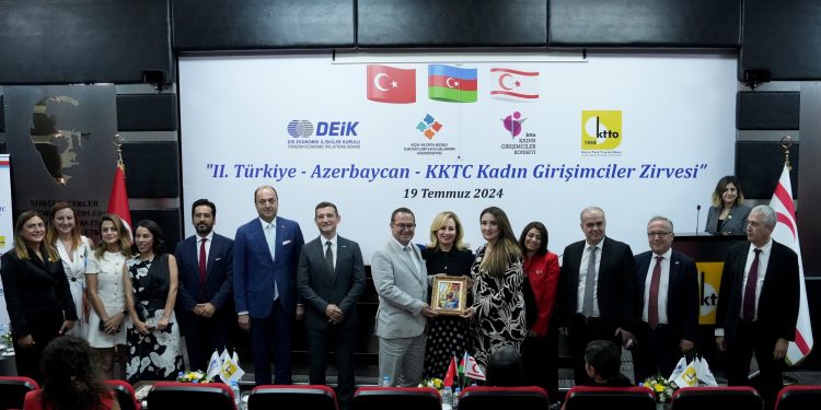 Cumhurbaşkanı’nın eşi Sibel Tatar, 2. Türkiye Azerbaycan KKTC Kadın Girişimciler Zirvesi’ne katıldı