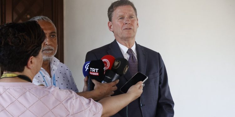 Tatar- Stewart görüşmesi tamamlandı… Stewart: “Ara bölgedeki ‘askerileşmeden’ endişeliyiz”