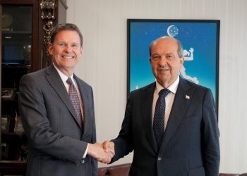 Tatar, BM Genel Sekreteri’nin Kıbrıs Özel Temsilcisi Stewart’ı kabul etti