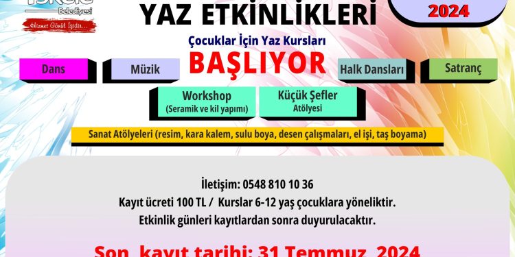 İskele Belediyesi çocuklara yönelik yaz etkinliği düzenliyor