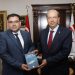 Cumhurbaşkanı Tatar’a “Kıbrıs’ta İki Devletli Çözüm-Tarih, Kimlik, Siyaset” isimli kitap takdim edildi
