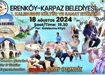 1. Kaleburnu Kültür ve Sanat Etkinliği yarın yapılıyor