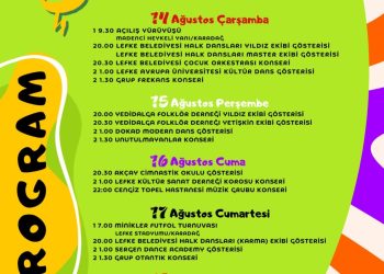 Lefke Şenlikleri 14 Ağustos’ta başlıyor