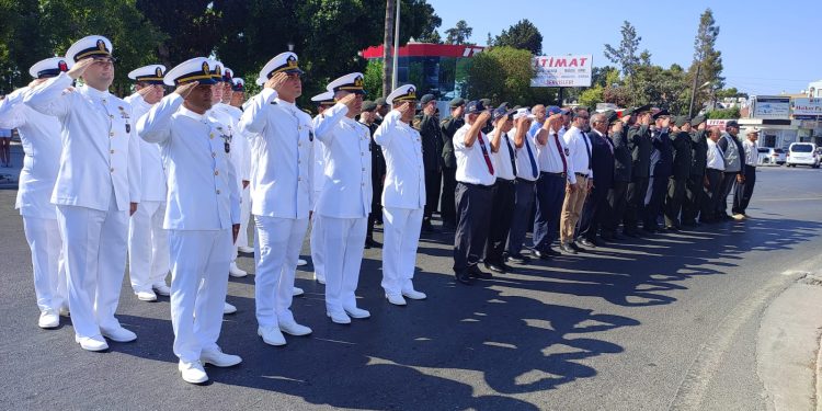 1 Ağustos Toplumsal Direniş Bayramı Gazimağusa’da törenle kutlandı