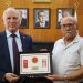 Ekinci “KKTC’de Yasa/Mevzuat Yapım Sanatı ve Tekniği” kitabını Töre’ye takdim etti