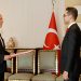 Türkiye Cumhuriyeti Lefkoşa Büyükelçisi Yasin Ekrem Serim Cumhurbaşkanı Ersin Tatar’a güven mektubunu sundu