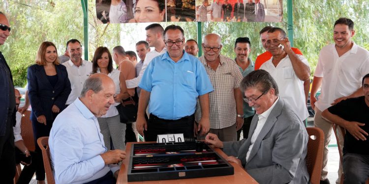 Cumhurbaşkanı Tatar 3. Raşit Özsağlam Tavla Turnuvası’na katıldı