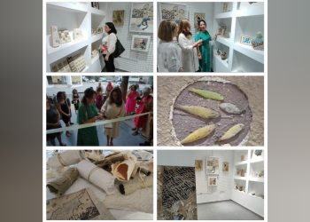 Sanatçı Feza Aygın Sanıvar’ın “Doğadan Kağıda” isimli sergisi açıldı