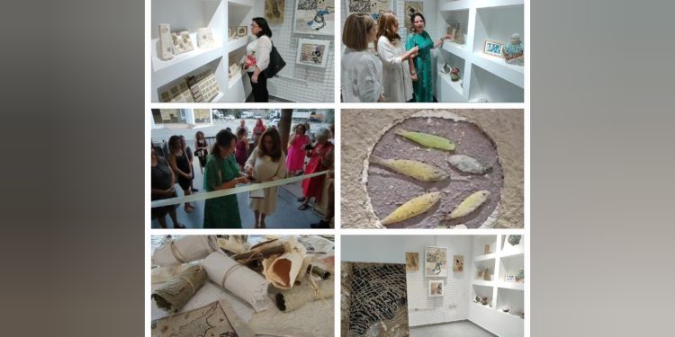 Sanatçı Feza Aygın Sanıvar’ın “Doğadan Kağıda” isimli sergisi açıldı