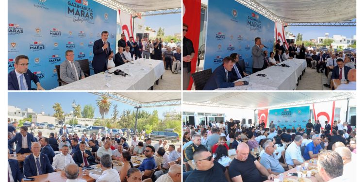 Yılmaz, Gazimağusa’da vatandaşlarla biraraya geldi