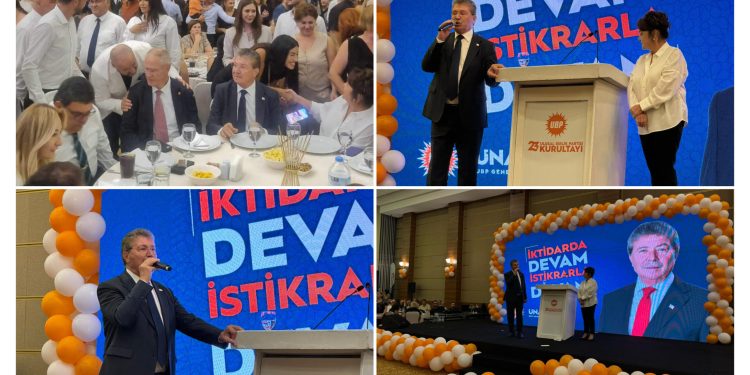 Başbakan  Üstel, Girne’de UBP Girne İlçesi Mazbata töreninde partililer ile bir araya geldi