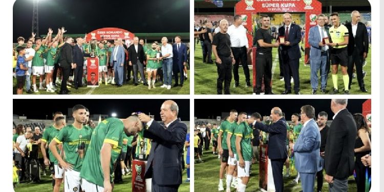Cumhurbaşkanı Tatar, Özer Komando Süper Kupa Finalini izledi