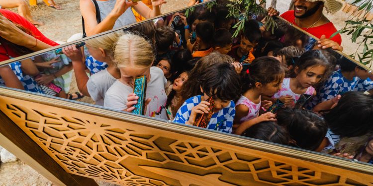 Alagadi Doğa Koruma Merkezi’nde “Doğayı Yansıt” sanat eserinin tanıtımı yapıldı