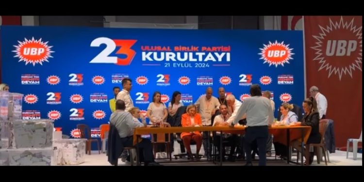 UBP Kurultayı’nda oyların yarısından fazlası sayıldı: Üstel 4015,Taçoy 2049 Karavelioğlu 76