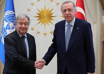 TC Cumhurbaşkanı Erdoğan, Birleşmiş Milletler  Genel Sekreteri Guterres ile görüştü