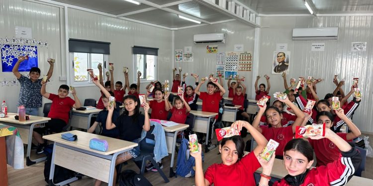 GÖÇTAŞ, Şehit Yalçın İlkokulu’nu ziyaret etti
