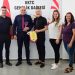 Kıbrıs Türk Halk Dansları Federasyonu, Gençlik Dairesi Müdürü Hüseyin Ozanoğlu’nu ziyaret etti