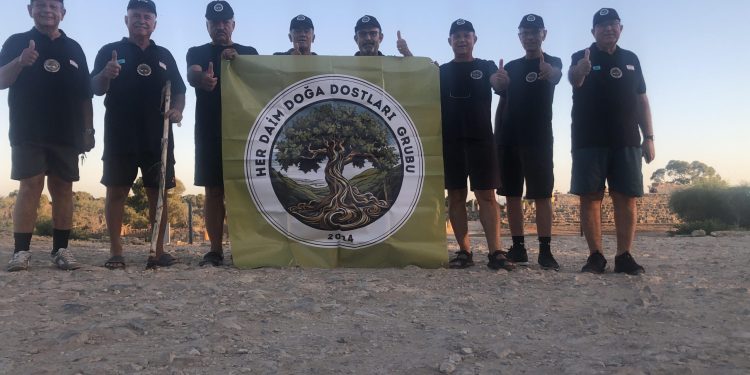 Her Daim Doğa Dostları, “Salamis Harabeleri Yürüyüş” etkinliği düzenledi