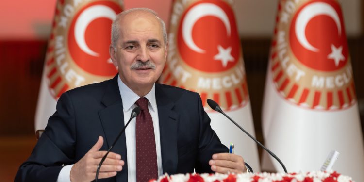 TBMM Başkanı Kurtulmuş : “Kıbrıs Türk toplumunu yok sayarak Kıbrıs konusunun artık çözülmeyeceği aşikardır”