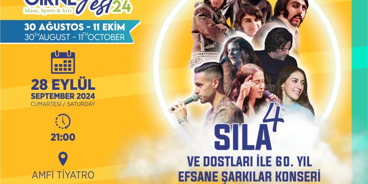 “Sıla 4 ve Dostları ile 60. Yıl Efsane Şarkıları” konseri yarın Girne’de