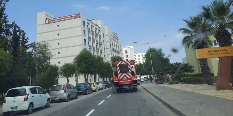 DAÜ’de yol bakım ve onarım çalışmaları devam ediyor
