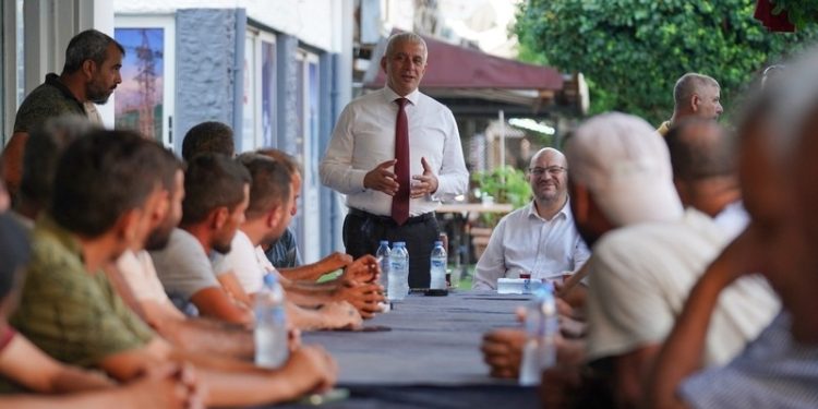 Taçoy, KKTC Şanlıurfa Kültür ve Dayanışma Derneği ile görüştü
