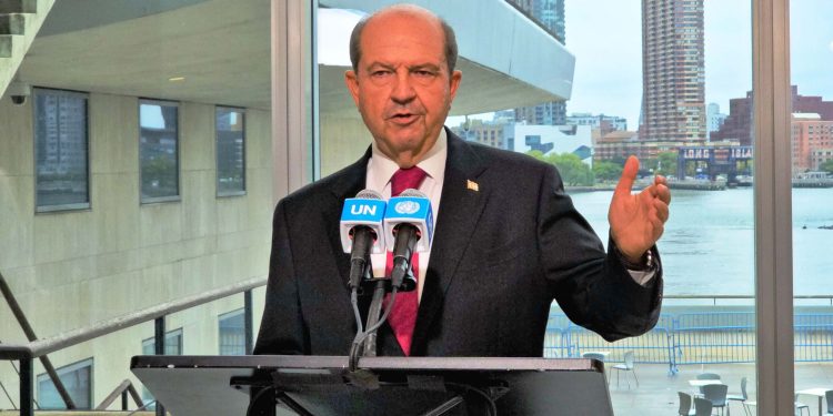 Cumhurbaşkanı Ersin Tatar: “Genel Sekreter Antonio Guterres ile samimi ve verimli bir toplantı gerçekleştirdik”