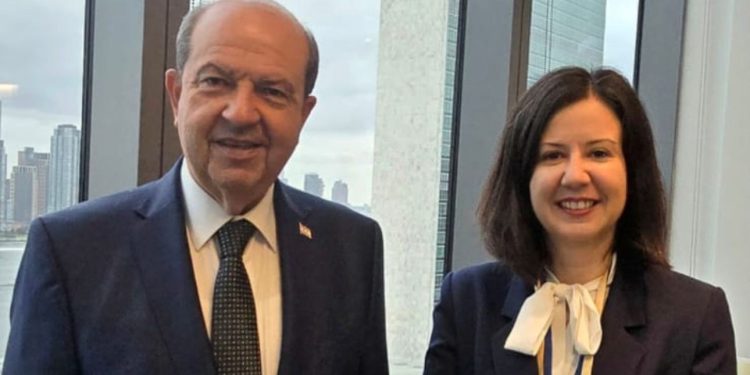 Prof. Dr. Eda Becer, Cumhurbaşkanı Tatar’ı New York’ta ziyaret etti