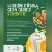 16 Ekim Dünya Gıda Günü seminerle kutlanıyor